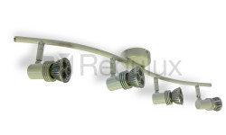  BOW4 Wavy Bar Wall Bar Surface Mount 4xSpot 50W Max GU10