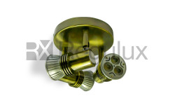 SMS3GZ10 Surface Mount 3x Spot 50W Max GU10 (IP20 or IP44)Antique Brass SMS3GZ10 Surface Mount 3x Spot 50W Max GU10 (IP20 or IP44) Antique Brass