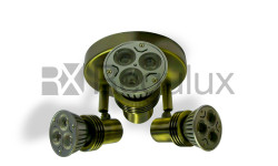 SMS3GZ10 Surface Mount 3x Spot 50W Max GU10 (IP20 or IP44) Antique Brass SMS3GZ10 Surface Mount 3x Spot 50W Max GU10 (IP20 or IP44) Antique Brass