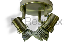 SMS3GZ10 Surface Mount 3x Spot 50W Max GU10 (IP20 or IP44) SMS3GZ10 Surface Mount 3x Spot 50W Max GU10 (IP20 or IP44)