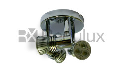 SMS3 Surface Mount 3x Spot 50W Max GU10 (IP20 or IP44) SMS3 Surface Mount 3x Spot 50W Max GU10 (IP20 or IP44)