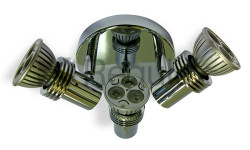 SMS3 Surface Mount 3x Spot 50W Max GU10 (IP20 or IP44) SMS3 Surface Mount 3x Spot 50W Max GU10 (IP20 or IP44)