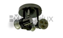 SMS3GZ10 Surface Mount 3x Spot 50W Max GU10 (IP20 or IP44) SMS3GZ10 Surface Mount 3x Spot 50W Max GU10 (IP20 or IP44)
