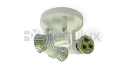 SMS3GZ10 Surface Mount 3x Spot 50W Max GU10 (IP20 or IP44) SMS3GZ10 Surface Mount 3x Spot 50W Max GU10 (IP20 or IP44)