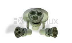 SMS3GZ10 Surface Mount 3x Spot 50W Max GU10 (IP20 or IP44) SMS3GZ10 Surface Mount 3x Spot 50W Max GU10 (IP20 or IP44)