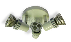 SMS3GZ10 Surface Mount 3x Spot 50W Max GU10 (IP20 or IP44) SMS3GZ10 Surface Mount 3x Spot 50W Max GU10 (IP20 or IP44)
