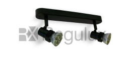  WBS2GZ10 - Linear Bar Surface Mount 2x Spot 50W Max GU10