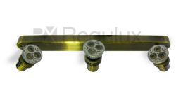  WBS3GZ10 Linear Bar Surface Mount 3x Spot 50W Max GU10