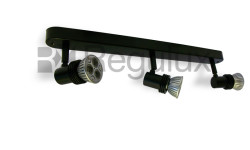  WBS3GZ10 Linear Bar Surface Mount 3x Spot 50W Max GU10