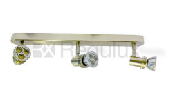 WBS3GZ10 Linear Bar Surface Mount 3x Spot 50W Max GU10