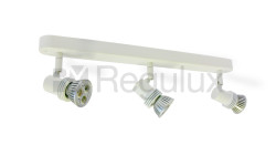  WBS3GZ10 Linear Bar Surface Mount 3x Spot 50W Max GU10