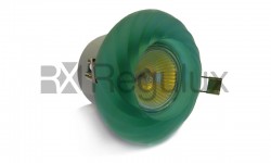  GDLSWIRLG Glass Swirl Downlight Green 