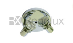  SMS2CH Surface Mount Twin Spotlight