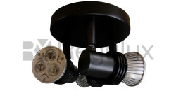 SMS3GZ10 Surface Mount 3x Spot 50W Max GU10 (IP20 or IP44) SMS3GZ10 Surface Mount 3x Spot 50W Max GU10 (IP20 or IP44)