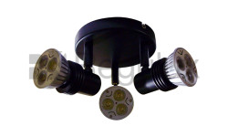 SMS3GZ10 Surface Mount 3x Spot 50W Max GU10 (IP20 or IP44) SMS3GZ10 Surface Mount 3x Spot 50W Max GU10 (IP20 or IP44)