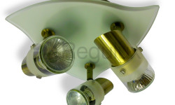  Stingray3 – Diecast Triple Spotlight with Glass Shade