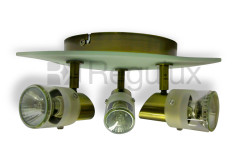  Stingray3 – Diecast Triple Spotlight with Glass Shade
