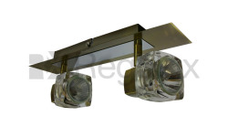  The TarkaSpot2 – Ice Cube Glass Shade Wallbar x2