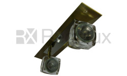  The TarkaSpot2 – Ice Cube Glass Shade Wallbar x2
