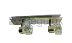  The TarkaSpot2 – Ice Cube Glass Shade Wallbar x2